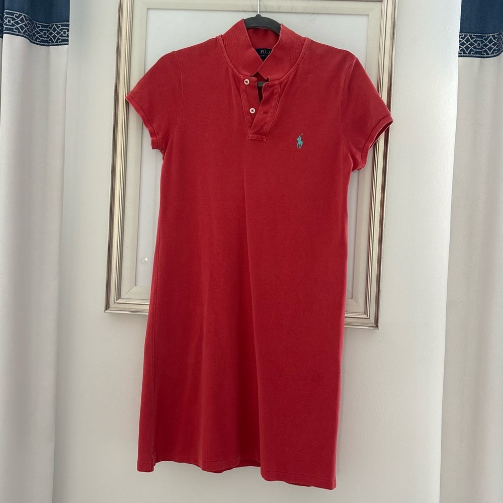 Polo Ralph Lauren The Mesh Mini Polo Shirtdress size medium